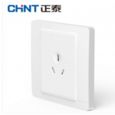 正泰（CHNT）开关插座 墙面面板 白色 三孔16A