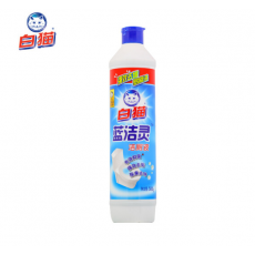 白猫 蓝洁灵圆瓶洁厕液500g 去污清洁除臭祛味 洁厕灵 洁厕液