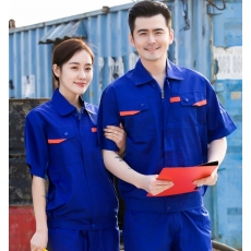 舒圣康 夏季短袖工作服劳保服